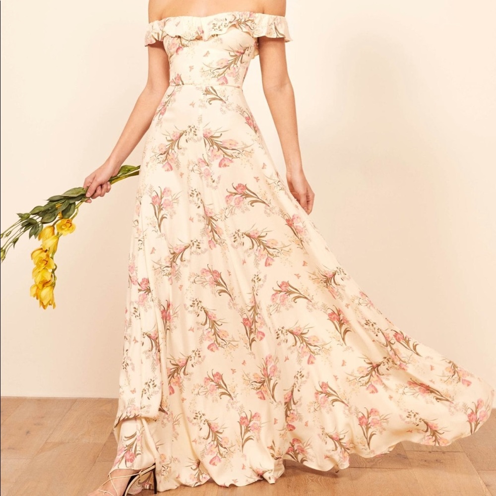 Reformation Verbena Leila Dress. Worn once for a wedding. EUC.  size 12